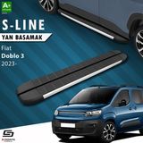 Drs Tuning S-Dizayn Fiat Doblo 3 S-Line Aluminyum Yan Basamak 203 cm 2023 Üzeri