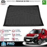 Drs Tuning S-Dizayn Fiat Fiorino 3D Pro Bagaj Havuzu 2008-2016 A+ Kalite - Siyah