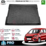 Drs Tuning S-Dizayn Ford Courier 3D Pro Bagaj Havuzu 2014-2024 A+ Kalite - Siyah