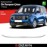 Drs Tuning S-Dizayn Ford Courier Krom Ön Tampon Çıtası 2023 Üzeri A+ Kalite