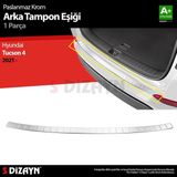 Drs Tuning S-Dizayn Hyundai Tucson 4 Krom Arka Tampon Eşiği 2021 Üzeri