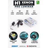 Drs Tuning S-Dizayn Pro Luminar H1 LED Xenon / 60W / 12000LM / 7000K A+ Kalite
