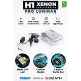 Drs Tuning S-Dizayn Pro Luminar H1 LED Xenon / 60W / 12000LM / 7000K A+ Kalite