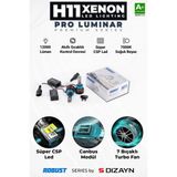 Drs Tuning S-Dizayn Pro Luminar H11 LED Xenon / 60W / 12000LM / 7000K A+ Kalite
