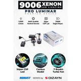 Drs Tuning S-Dizayn Pro Luminar LED Xenon 9006 / 60W / 12000LM / 7000K A+ Kalite