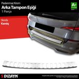 Drs Tuning S-Dizayn Skoda Kamiq Krom Arka Tampon Eşiği 2019 Üzeri