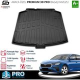 Drs Tuning S-Dizayn Skoda Scala 3D Pro Bagaj Havuzu 2019 Üzeri A+ Kalite - Siyah