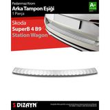 Drs Tuning S-Dizayn Skoda Superb B8 Makyajlı Sw Krom Arka Tampon Eşiği 2019-2023