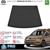 Drs Tuning S-Dizayn Vw Caddy 3D Pro Bagaj Havuzu 2020 Üzeri A+ Kalite - Siyah