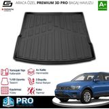 Drs Tuning S-Dizayn Vw Tiguan 3D Pro Bagaj Havuzu 2016-2023 A+ Kalite - Siyah