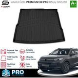 Drs Tuning S-Dizayn Vw Tiguan 3D Pro Bagaj Havuzu 2024 Üzeri A+ Kalite - Siyah