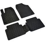 DRS Tuning Seat Altea Universal 3D Pufi Diamond Siyah Havuzlu Paspas