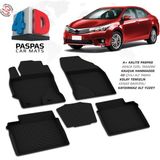Drs Tuning Toyota Corolla 4d Araca Özel Havuzlu Kauçuk Paspas 2013-2018 - Siyah
