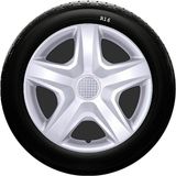 Drs Tuning Toyota Uyumlu 16 Inc Kırılmaz Sks Jant Kapağı 1 Takım 4 Adet NO:418 - --