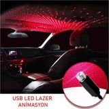 Drs Tuning USB LED Lazer Atmosfer Animasyon Işığı Projektörü - Çok Renkli - Standart