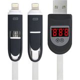 Drs Tuning Voltaj Göstergeli Çok Fonksiyonlu Mikrofonlu Usb'li Şarj Kablosu / ICCA86