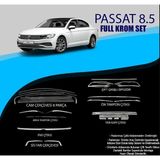 Drs Tuning Vw Passat B8.5 Krom Set (Cam Çerç.-Yan Kapı Çıt.-Difüzör Çıta-Ön Tampon Çıta.-Arka Tampon Çıt.-Far Çıtası.- Sisfarı Çıtası)
