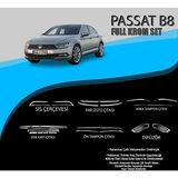Drs Tuning Vw Passat B8 Krom Set (Yan Kapı Çıt.-Ön Tampon Çıt.-Dfiüzör-Sis Çer.-Far Üst Çıt.-Arka Tampon Çıta.)