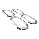 Dry Megane 2 Iç Kapı Kolu Çerçeve 2004 - 2010 Paslanmaz Çelik 4 Parça