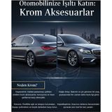 DRY Oto Aksesuar Vw Passat B8,5 Arka Tampon Alt Çıta Krom 3 Prç. 2019 +