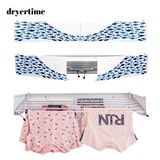 Dryertime Premium Alüminyum Duvara Monte Katlanır Çamaşır Kurutma Askısı – 80 cm – 25 Kg (balıklar)