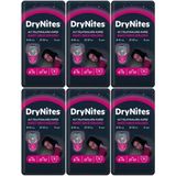 Drynites 8-13 Yaş 30-48 kg Large 54 Adet Kız Alt Islatmalara Karşı Emici Gece Külot Bez
