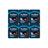 DryNites Emici Gece Külodu, Erkek, 13+ Yaş (48-60 kg), X Large, 54 Adet (6'lı Paket)