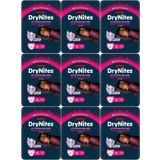 Drynites Emici Gece Külodu/Külot Bez Kız 13+ Yaş (48-60KG) X Large 180 Adet Mega Pk (9PK*20)