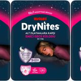 Drynites Emici Gece Külodu/Külot Bez Kız 13+ Yaş (48-60Kg) X Large 60 Adet Mega Pk (3Pk*20)