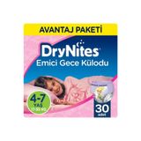 DryNites Kız Emici Gece Külodu, 4-7 Yaş, 17-30 kg, 30'lu Set