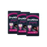 DryNites Kız Gece Emici Külodu, 4-7 Yaş, 3 Paket 30 Adet