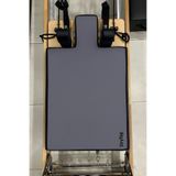 DryTag Reformer Pilates Havlusu, Siyah Biyeli, Çift Taraflı Hızlı Kuruyan Yüksek Emici Mikrofiber kumaş