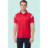 Drytouch Polo Yaka Tişört Iş Güvenliği Allium Nefes Alabilir Hafif Konforlu Günlük Için - Kırmızı - Gri - 3XL