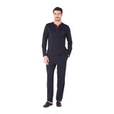 D'S Damat 221001 Uzun Kol Pijama Takımı - Lacivert - XL