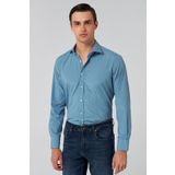 D's Damat 2HF02ORT5185 Slim Fit Petrol İtalyan Yaka Erkek Gömlek
