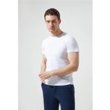 D's Damat 4HC141996753M Beyaz Erkek T-shirt