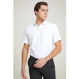 D's Damat 8HF022111185D Slim Fit Beyaz Armürlü Gömlek