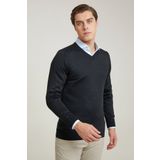 D's Damat 9HF060632003D Regular Fit Siyah Düz Örgü Kazak
