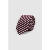 Ds Damat Bordo Desenli 5,5 cm Kravat