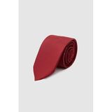 Ds Damat Bordo Düz 5,5 Cm Kravat, Bordo