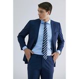 Ds Damat Comfort Fit Saks Mavi Düz Travel Takim Elbise