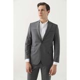 D'S Damat Ds Damat Comfort Fit Gri Düz Travel Takim Elbise 4HE05OB35604M - 62 - 4 Drop