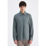 D'S Damat Ds Damat Comfort Haki Oxford Gömlek 6HC02G811304M