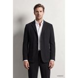 D'S Damat Ds Damat Comfort Siyah Gofre Desenli Takim Elbise - 6 Drop - 54