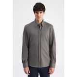 D'S Damat Ds Damat Comfort Vizon Oxford Gömlek 6HC02G811304M - 3XL