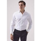 D'S Damat Ds Damat Regular Fit Beyaz Düz Gömlek