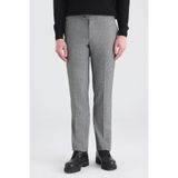 D'S Damat Ds Damat Regular Fit Gri Kazayağı Kumaş Pantolon