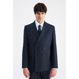 D'S Damat Ds Damat Regular Fit Koyu Lacivert Düz Takim Elbise 6HE05OB35588M - 6 Drop - 52