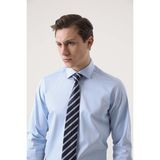 D'S Damat Ds Damat Regular Fit Mavi Düz Gömlek 4HE02DY05025M - XS