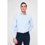 D'S Damat Ds Damat Regular Fit Mavi Düz Gömlek 4HE02TR00289M - 3XL